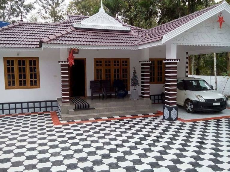 1359 Square Feet 3 Bedroom Single Floor Modern Home Design and Plan