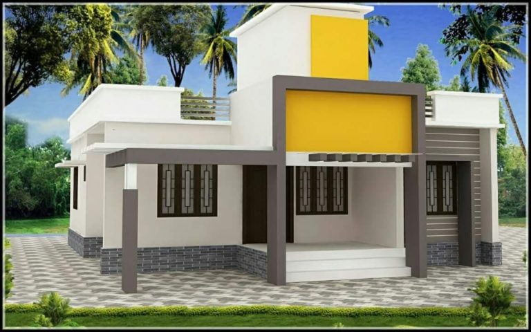 1027 Square Feet 3 Bedroom Single Floor Home Design and Plan