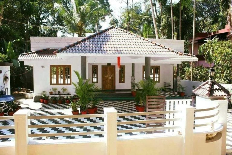 1155 Square Feet 3 Bedroom Traditional Style Kerala Home Design and Plan
