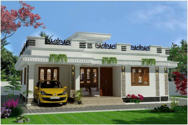 1276 Square Feet 3 Bedroom Single Floor Budget Home Design and Plan