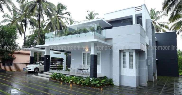 3600 Square Feet Contemporary Style Modern Home at 50 Cent Plot