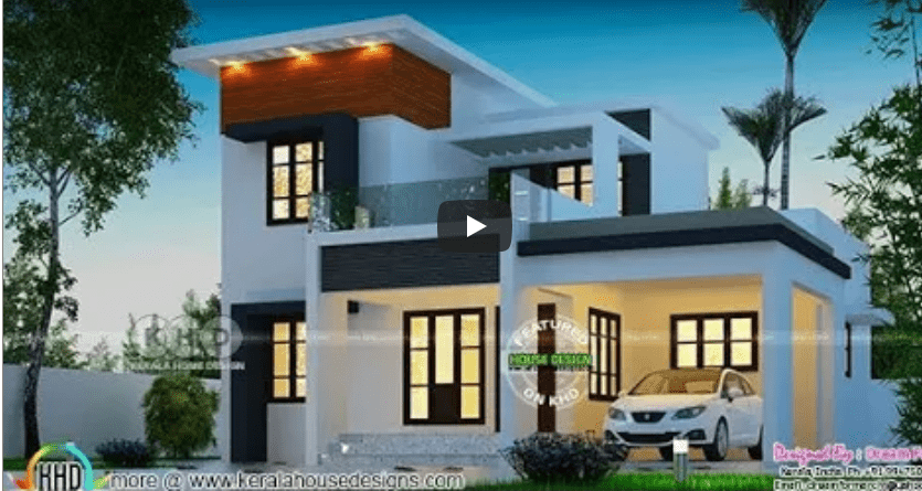 Beautiful Kerala Home Double Floor Designs 2018