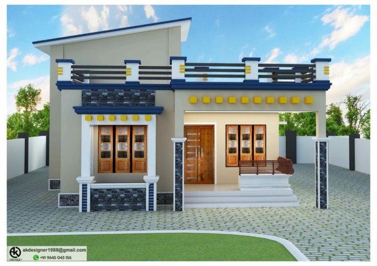 1100 Square Feet 2 Bedroom New Modern Single Floor Amazing House Design