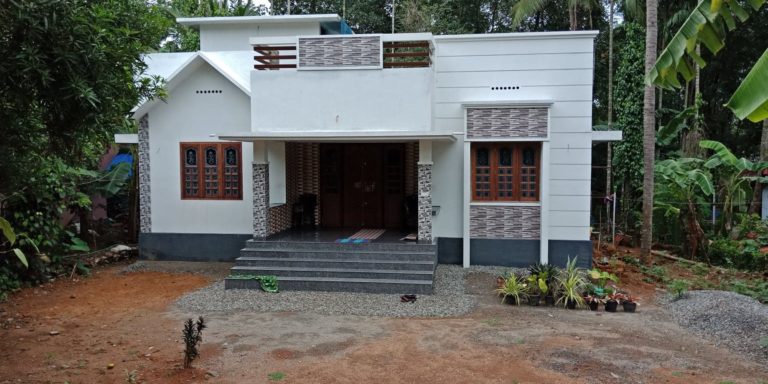 1100 Square Feet 3 Bedroom Single Floor Low Budget Home Design and Plan
