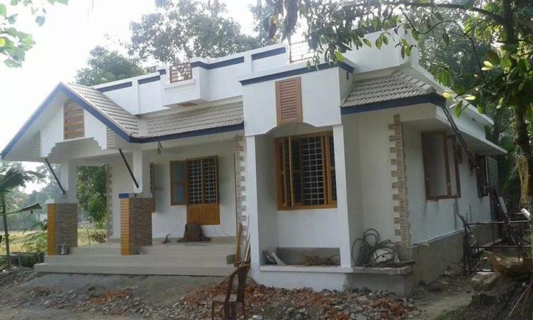 1188 Square Feet 3 Bedroom Single Floor Modern Budget House Design and Plan
