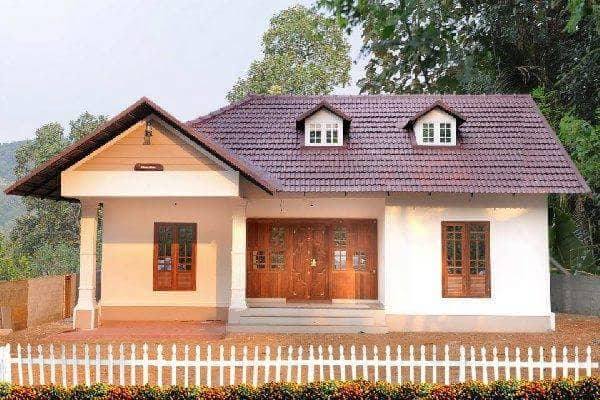 1027 Square Feet 3 Bedroom Beautiful Single Floor Home Design and Plan