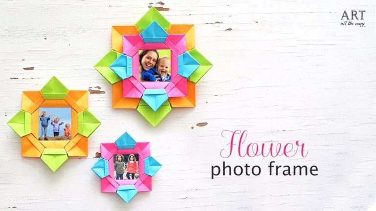 How to make Flower Photo Frame