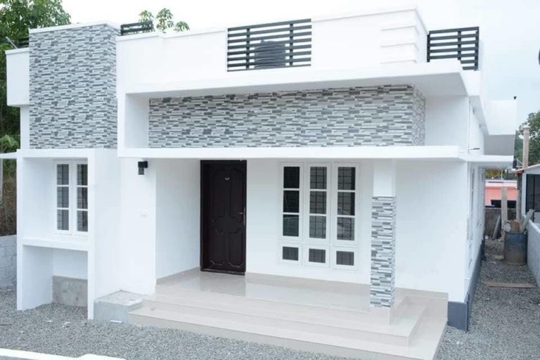 1000 Square Feet 3 Bedroom Low Budget Single Floor Modern Home Design