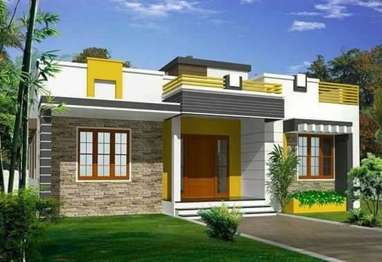 832 Square Feet 2 Bedroom Single Floor Budget home Design and Plan