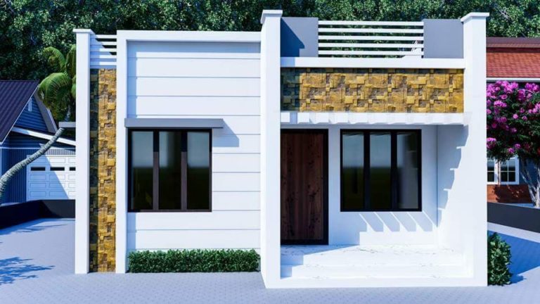 850 Square Feet 2 Bedroom Single Floor Low Budget Home Design and Plan