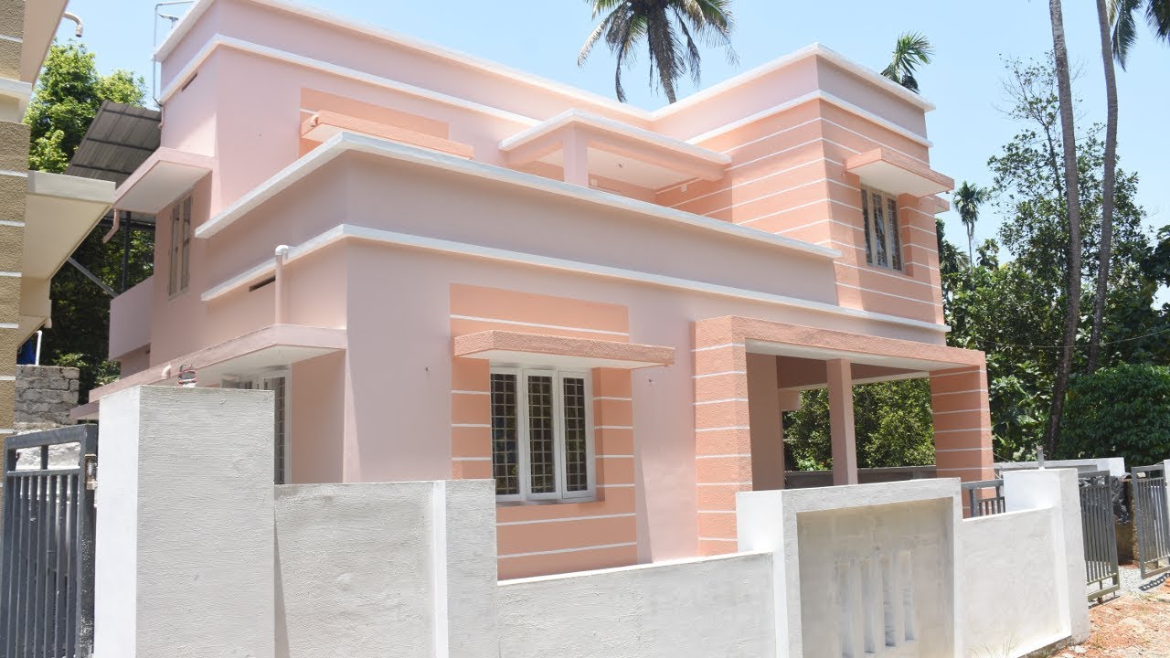 Contemporary house for sale in Ernakulam, near Angamaly | 1450 sq ft in 5 cents plot