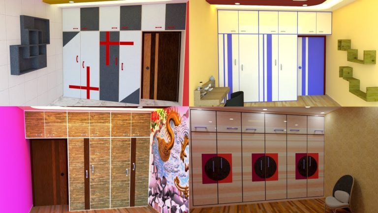 Best cupboard design for bedroom - contemporary 2 color bedroom wardrobe design