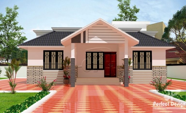 1150 Square Feet 3 Bedroom Traditional Kerala Style Home Design and Plan