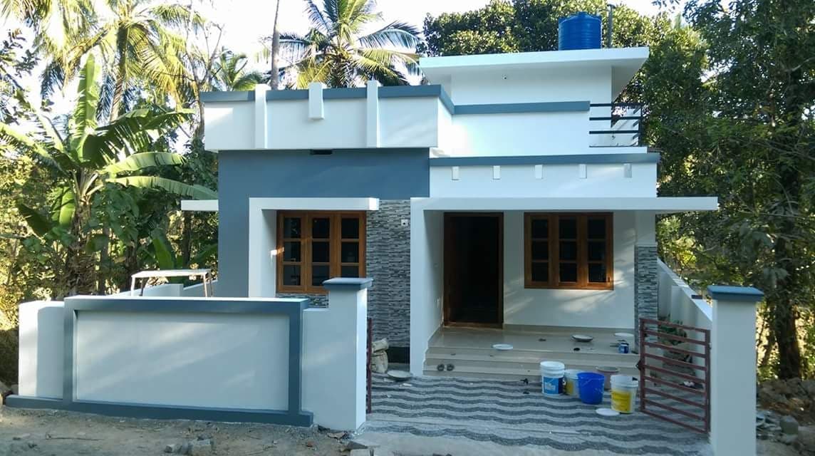 1160 Square Feet 2 Bedroom Single Floor Modern Home Design