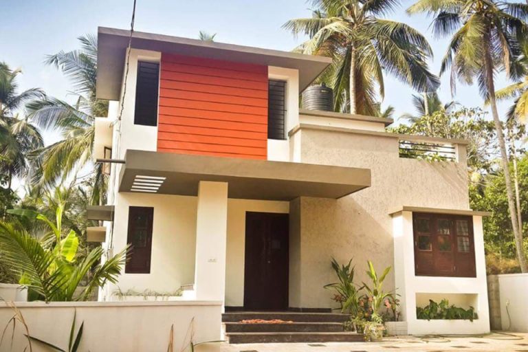 1200 Square Feet 4 Bedroom Contemporary Modern Budget Two Story Home with Plan