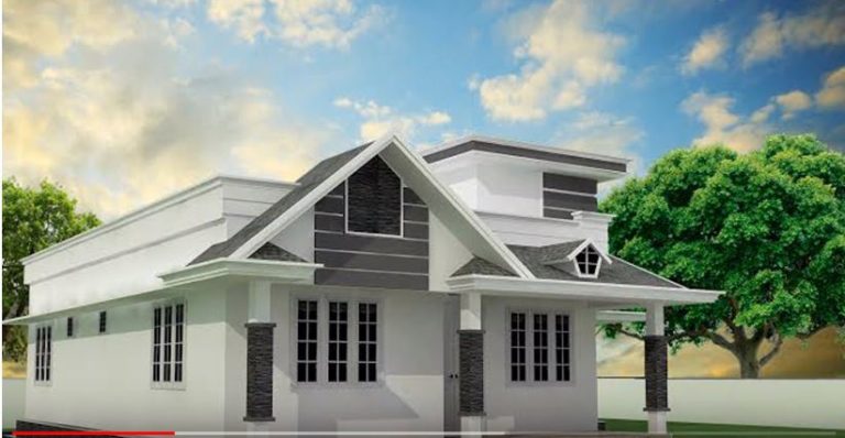 Low Budget Single Floor Homes Design