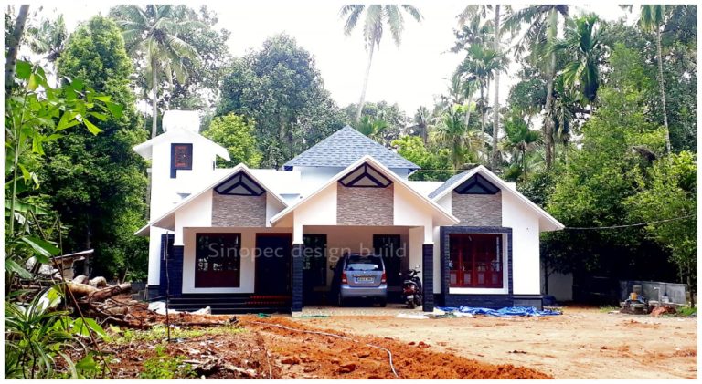 2004 Square Feet Fusion Style Single Floor Modern Home at Angamaly