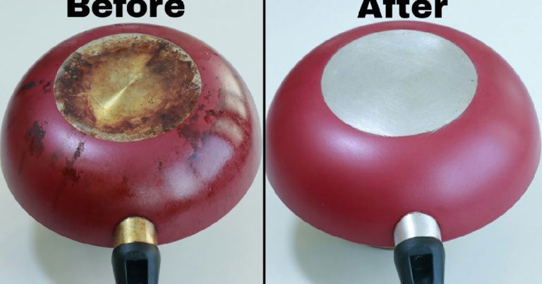 clean non-stick pan