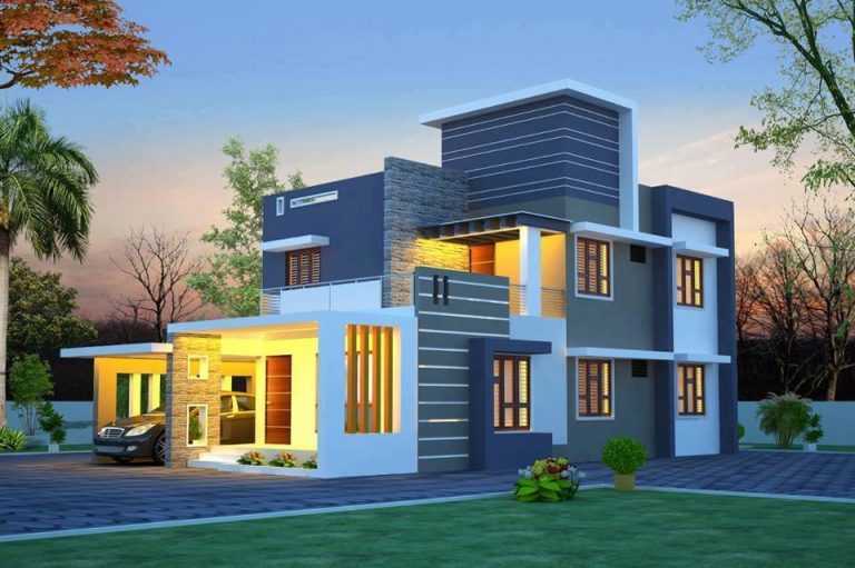 Contemporary Style Modern 4 Bedroom 1807 Sq Ft Home Design and Plan