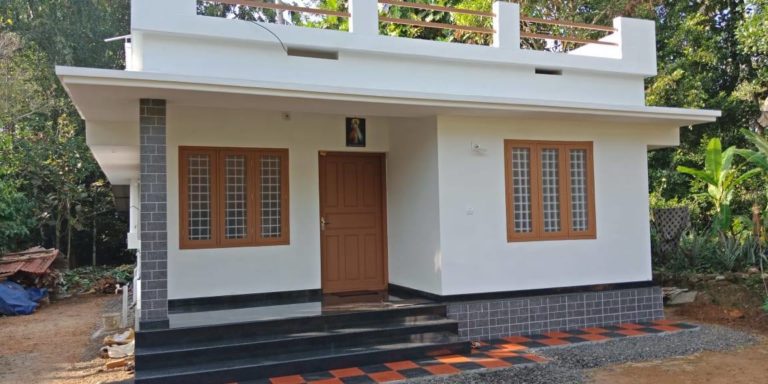 702 Square Feet 2 Bedroom Low Budget Cute and Simple House and Plan
