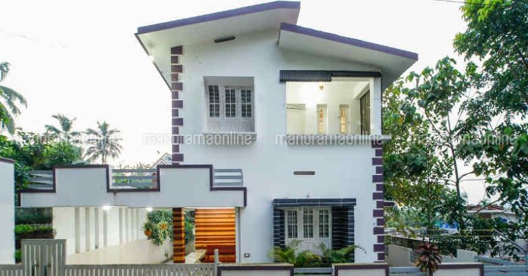 1300 Sq Ft Double Floor 3 Bedroom Modern House at 2.5 Cent Land Area