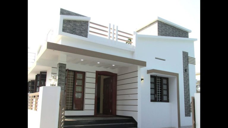 800 Square Feet 2 Bhk Single Floor Modern House at 3.3 Cent Plot
