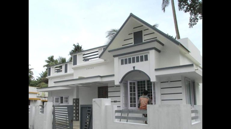 760 Sq Ft 2 Bhk Single Floor Modern House at 3.2 Cent Plot