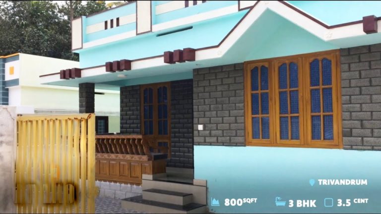 3.5 Cent and 800 Sq Ft 3 Bedroom Single Floor Low Budget House