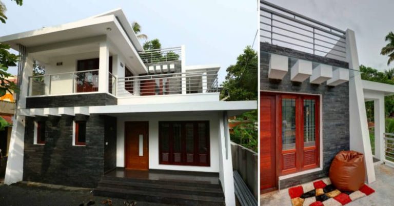 1767 Square Feet 3 Bedroom Double Floor Modern Home at 5 Cent Plot
