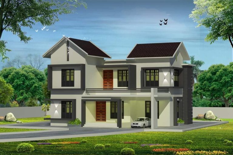 2000 Square Feet 4 Bedroom Colonial Style Modern Amazing Home Design