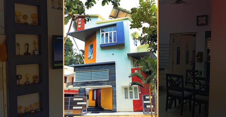1600 Square Feet 4 Bedroom Three Floor Modern Home at 2.7 Plot Area