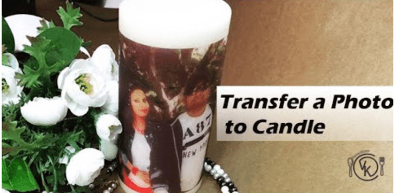 HOW TO TRANSFER A PHOTO TO CANDLE