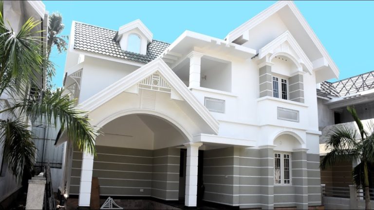 2042 Square Feet 3 Bedroom Colonial Style Double Floor Awesome Modern Home