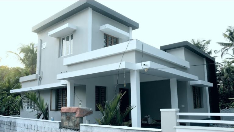 1660 Square Feet 3 Bedroom Contemporary Flat Roof Model Home at 6 Cent Plot