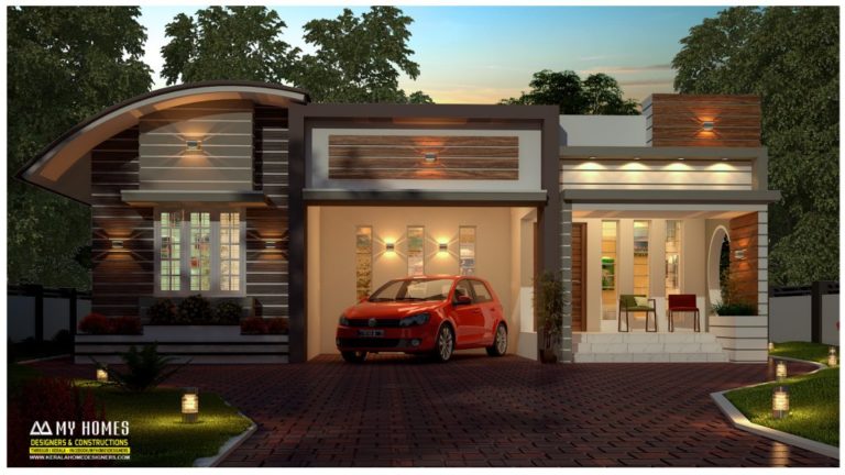 1250 Square Feet 3 Bedroom Single Floor Low Budget New Style House