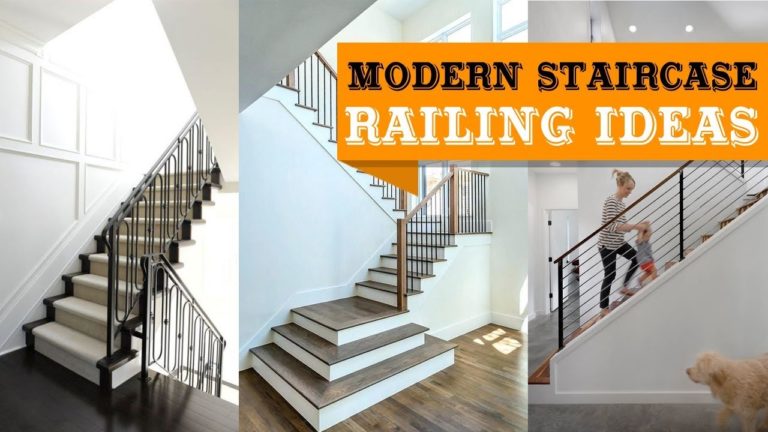 100+ modern staircase railing ideas