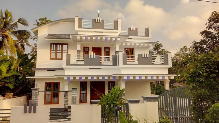 2100 sq ft 4 bedroom mixed roof modern two floor beautiful house