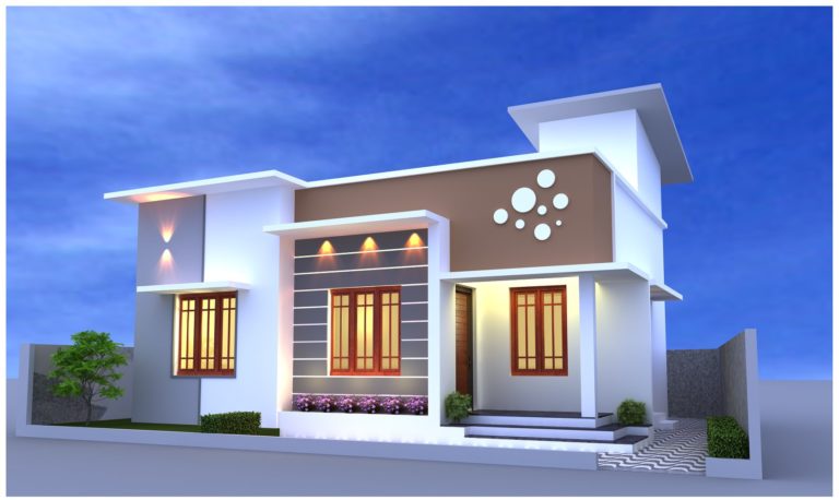 650 sq ft 2 bedroom single floor low budget beautiful house and plan