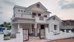 1700 sq ft 3 bedroom two floor kerala style beautiful house at 6.75 cent plot