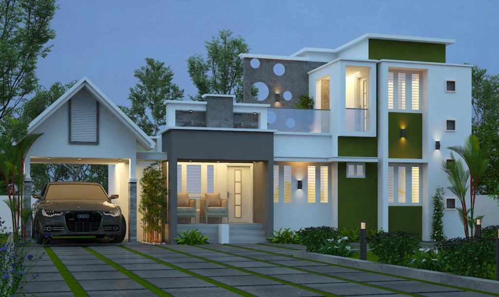 1800 Square Feet 4 Bedroom Contemporary Style Two Floor Modern House Home Pictures Easy Tips