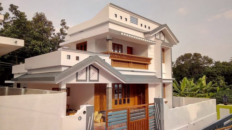 1850 sq ft 3 bedroom double floor beautiful house at 6 cent plot