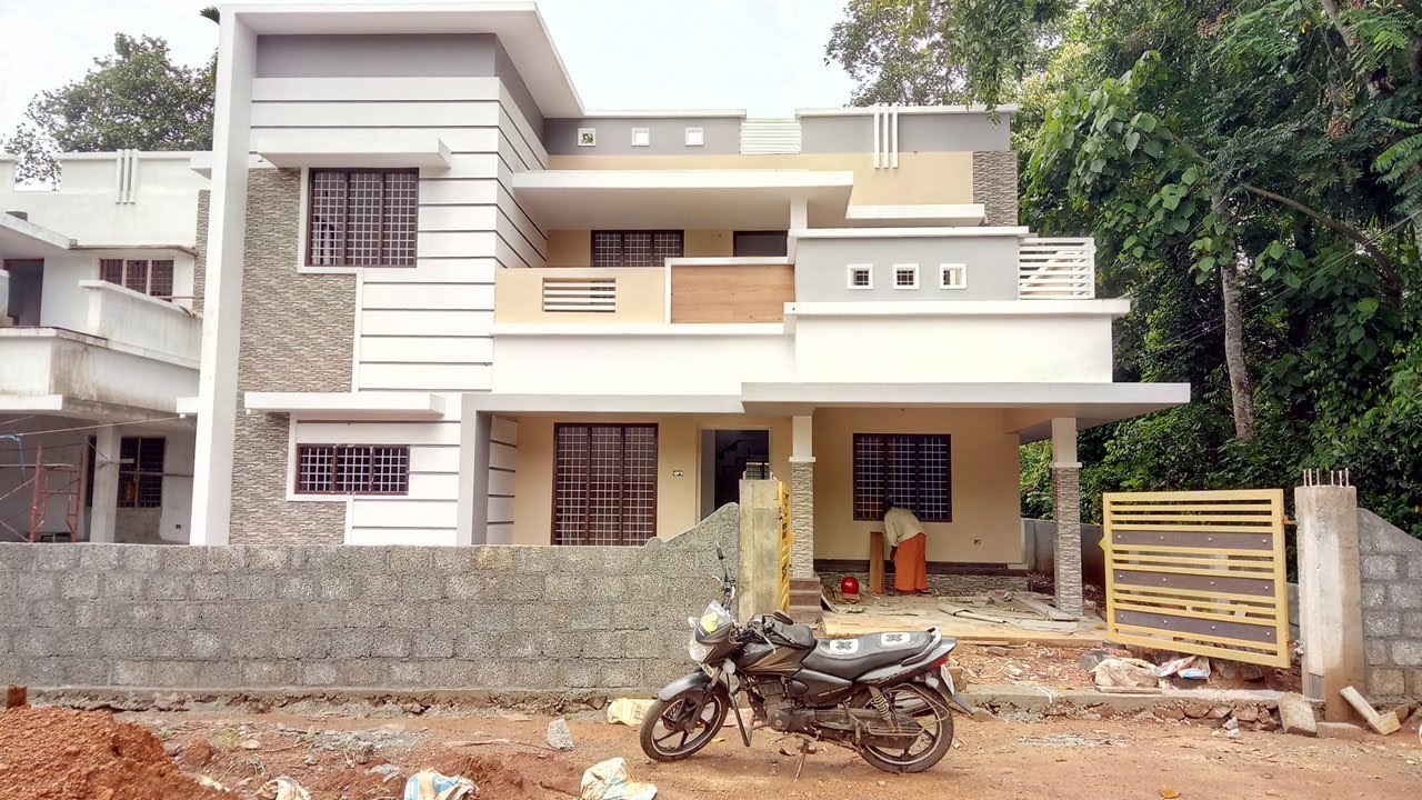 2550 square feet 5 bedroom contemporary duplex modern house at 7 cent plot