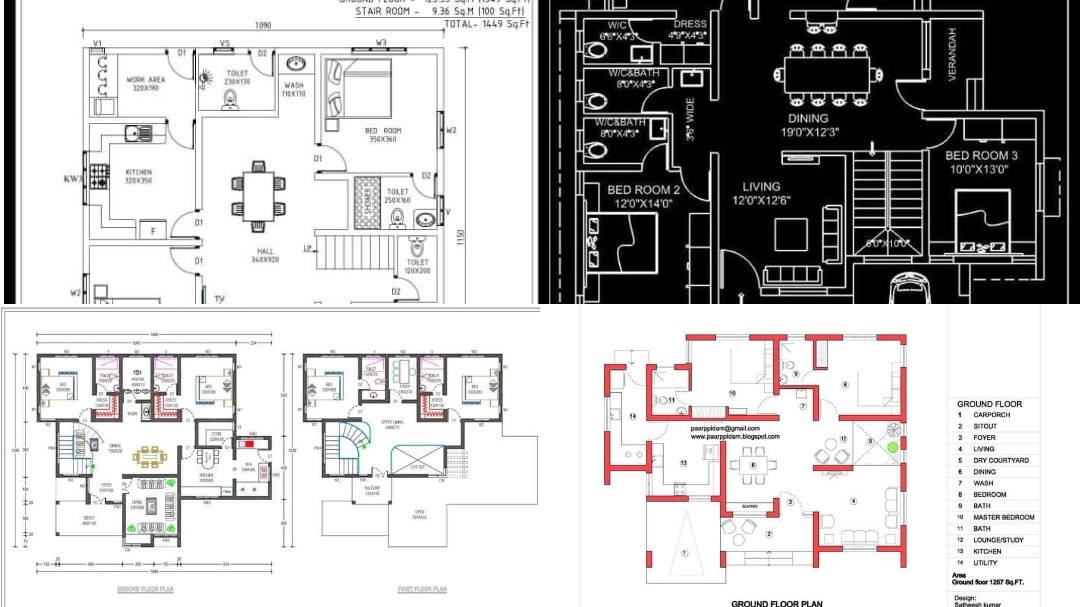 1000 To 2000 Square Feet Beautiful and Specious Home Plans