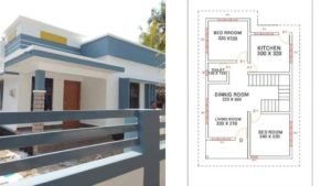 800 Square Feet 2 Bedroom Single Floor 15 Lack Beautiful House and Plan