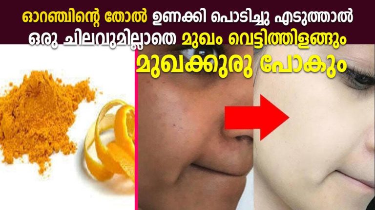 Drying and peeling off the skin of orange will cause you to have facial hair and acne at no cost