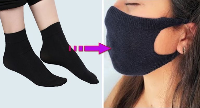 I made a coronavirus mask for my 76-year-old mom out of a sock. Here’s how