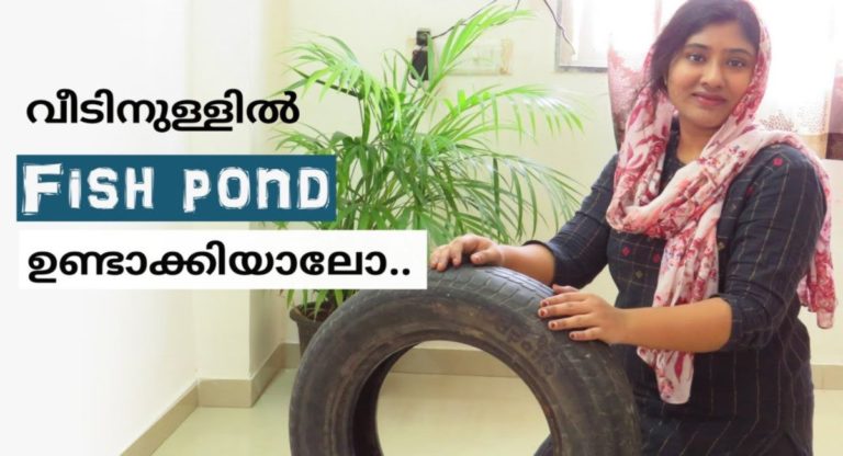 Tyre fish pond