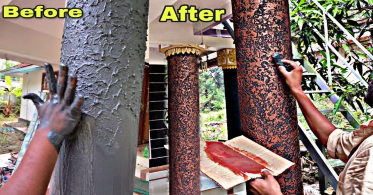 Best Way to Decorate Column in the Living Room