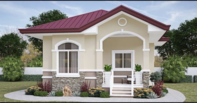 BUNGALOW HOUSE DESIGN – SIMPLE HOUSE 60 SQM. / 646 SQFT.