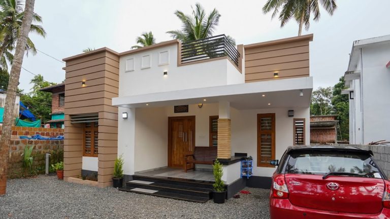Magnificent budget single storey house built for 20 lakh